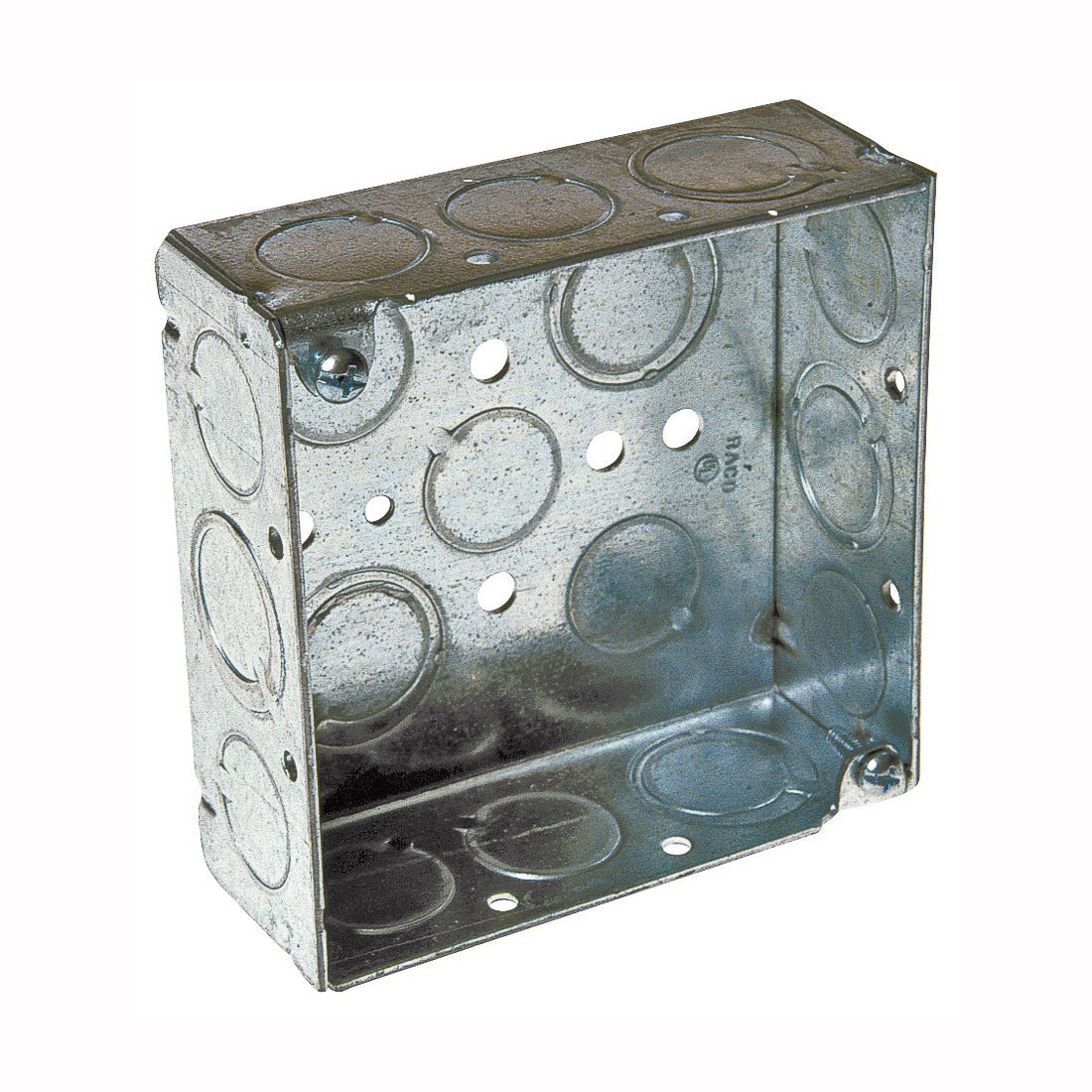 RACO Raco 8189 2-gang Ceiling Outlet Box 16-knockout Steel