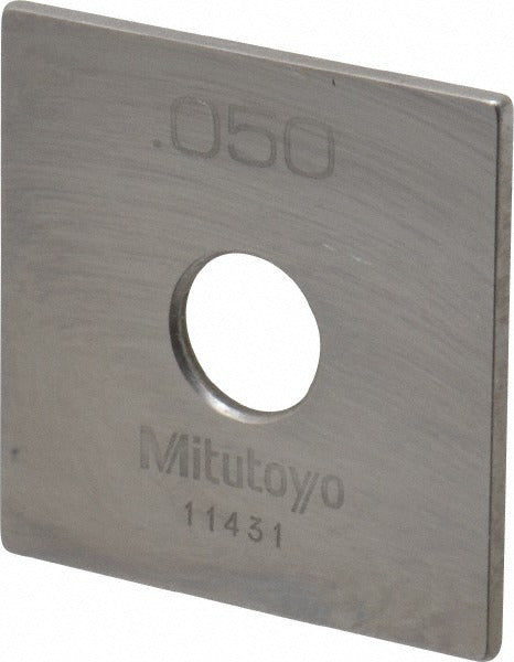 MITUTOYO Mitutoyo 614105-531 Square Steel Gage Block 0.05 in Grade 0