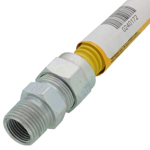 DORMONT Dormont 30C-3131-24 Coated Stainless Steel Gas Connector 1/2 in M x 1/2 in M (24 in)