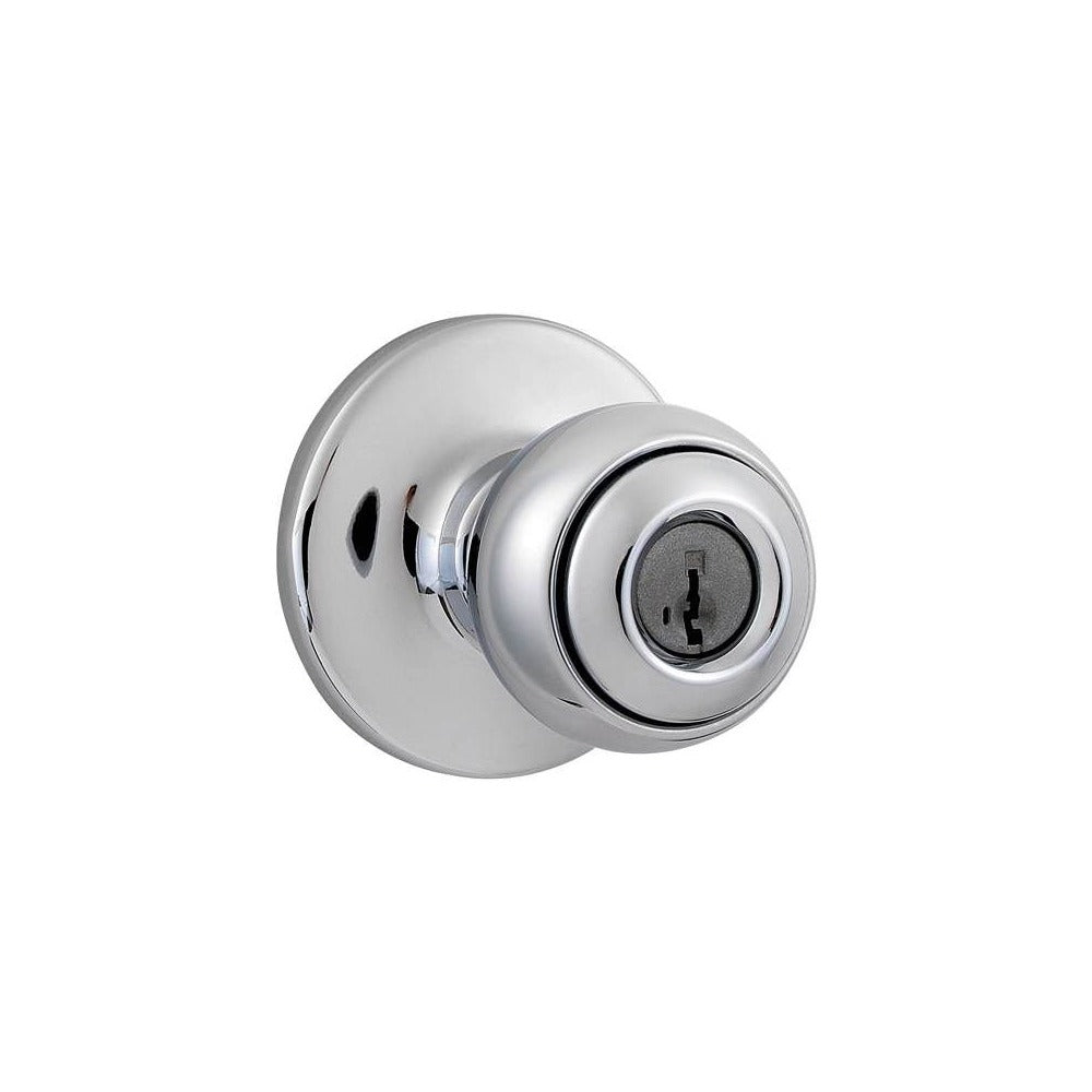 KWIKSET Kwikset 400P-26S Polo Knob Entry Lock Bright Chrome