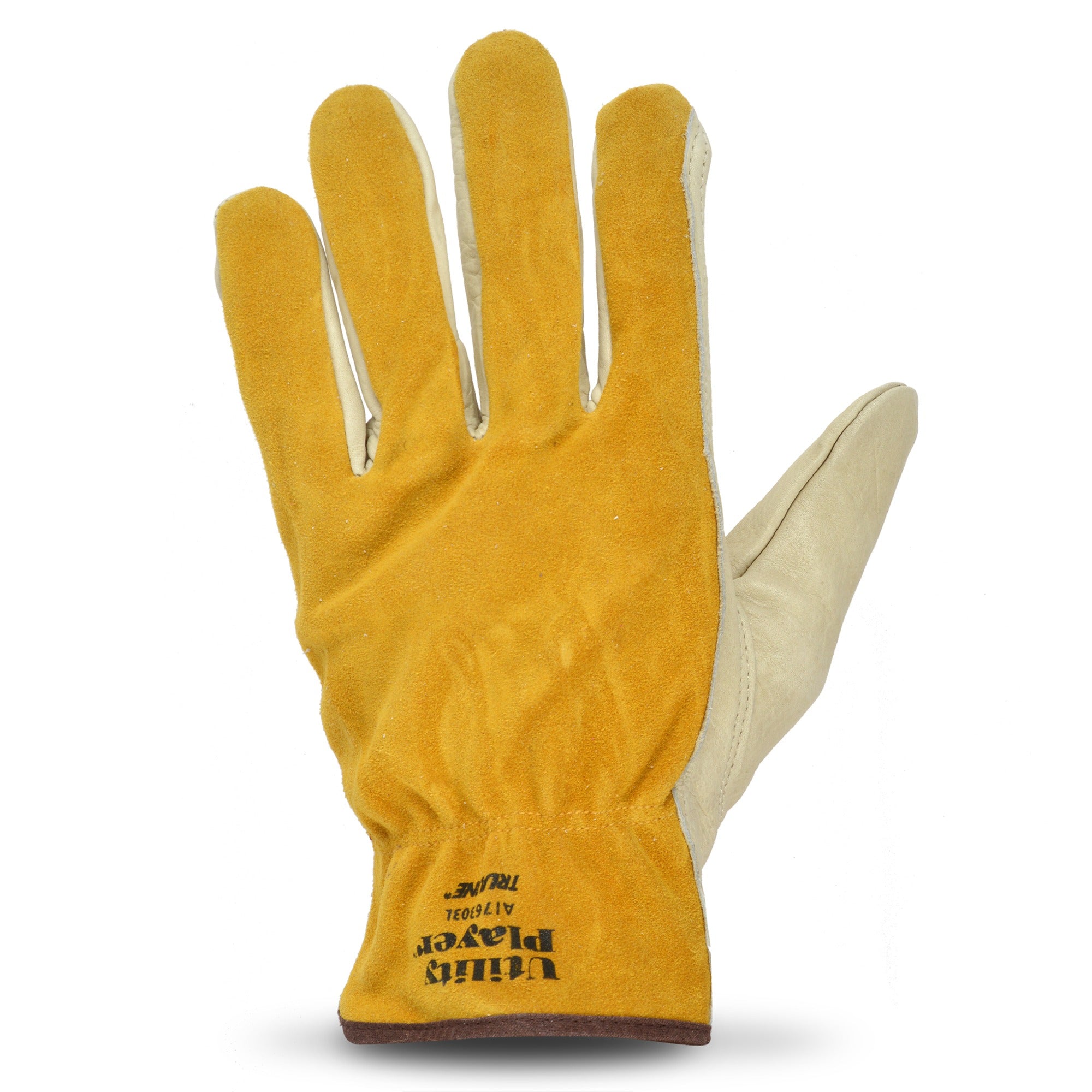 TRULINE Truline A176304 Leather Drivers Gloves (Sizes S-2X)