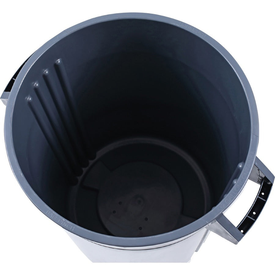 GENUINE JOE Genuine Joe GJO60463 Heavy-Duty Trash Container 32 Gal
