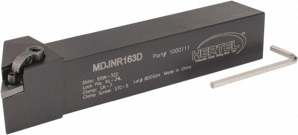 HERTEL Hertel 1000111 Mdjn Turning Toolholder 1x1 Shank