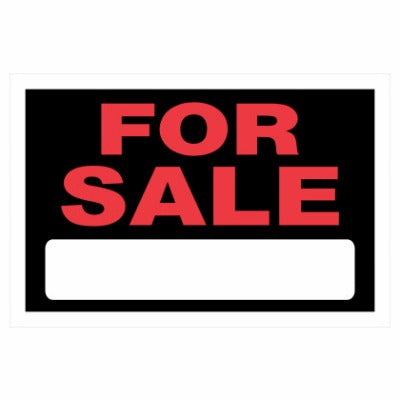 HILLMAN Hillman Fasteners 839928 for Sale Sign 8x12 Inches 6 Pack
