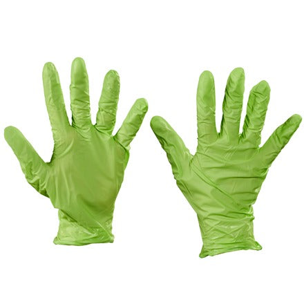 BSC PREFERRED Bsc Preferred GLV2004M Nitrile Gloves 4 Mil Green 100ct