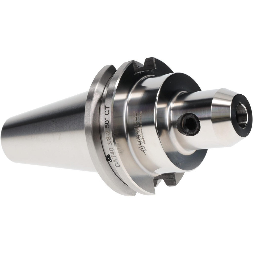 ACCUPRO Accupro 772032 CAT40 End Mill Holder 3/8 Inch Through Coolant