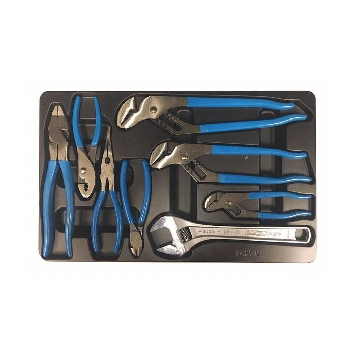 CHANNELLOCK Channellock GS-27 8pc Straight Jaw Plier Set with Wrench (8 pc)