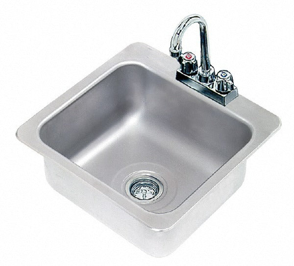 ADVANCE TABCO Advance Tabco DI-1-168 Drop-in Sink 16x14x8 in 20 Gauge