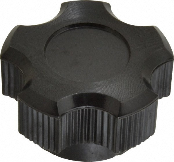 GIBRALTAR Gibraltar G10-2870-B Knurled Fluted Knob 1.625 in Plastic