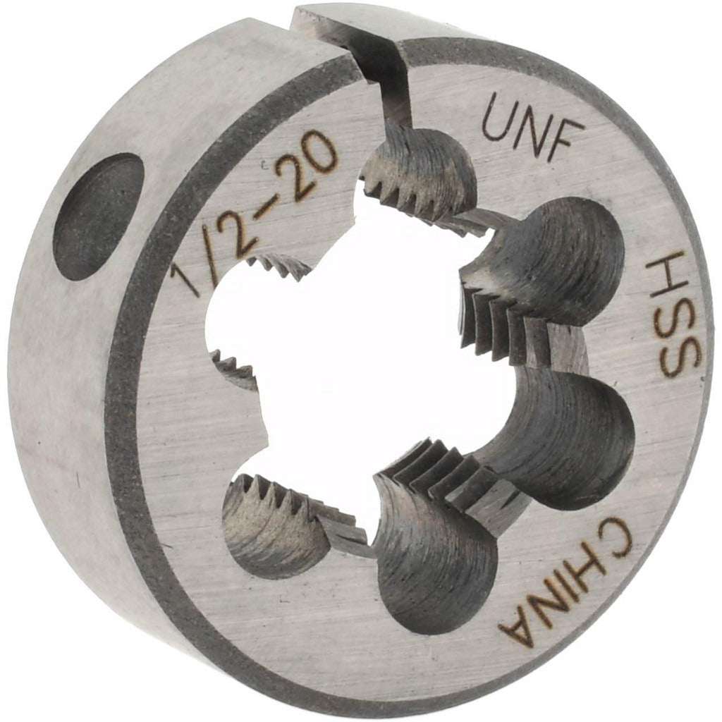 VALUE COLLECTION Value Collection 314-1158 Round Die 1/2-20 Unf 1 in Od Hss