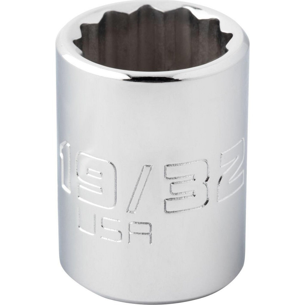 PROTO Proto J5219 Hand Socket 19/32 in 3/8 Drive 12-point