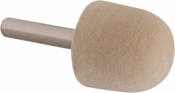 VALUE COLLECTION Value Collection 516141 Oval Wool Felt Polishing Bob 1 in