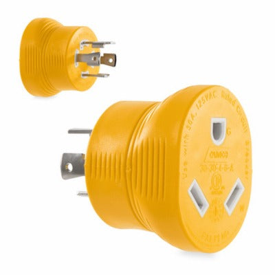 CAMCO Camco Mfg 55338 Generator Adapter 30 Amp 125V Nema L14-30P