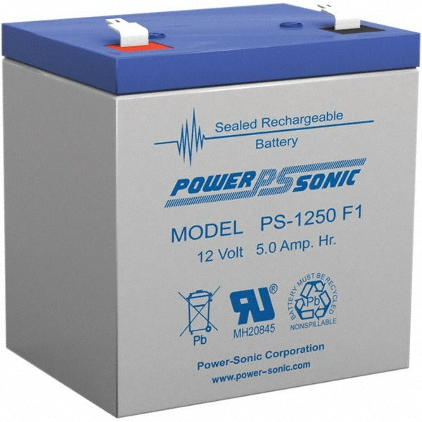 POWER-SONIC Power-sonic PS-1250F2 Sla Battery 12V 5ah