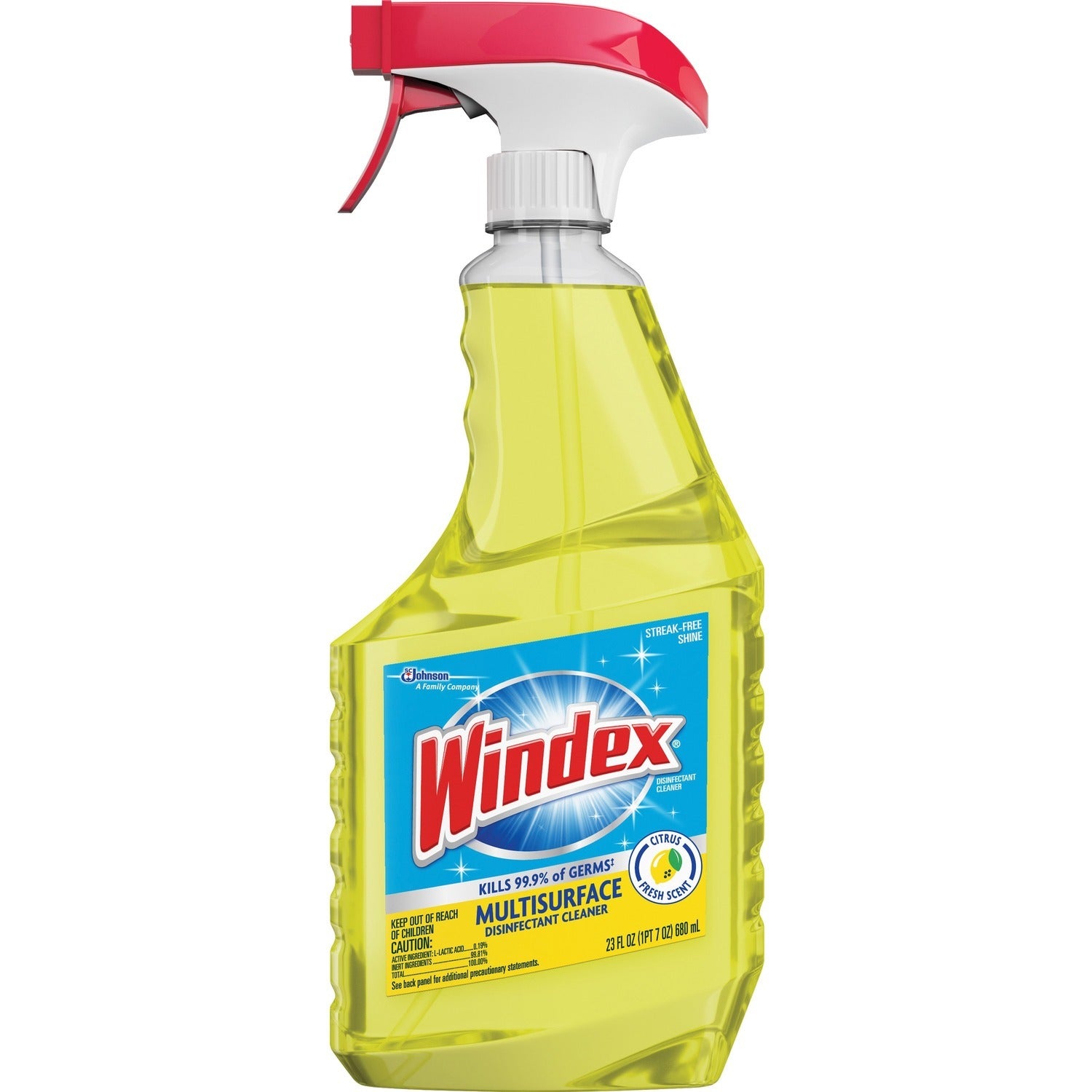 SC JOHNSON Sc Johnson 305498 Windex Multi-Surface Disinfectant Cleaner (23 oz Trigger Bottle)