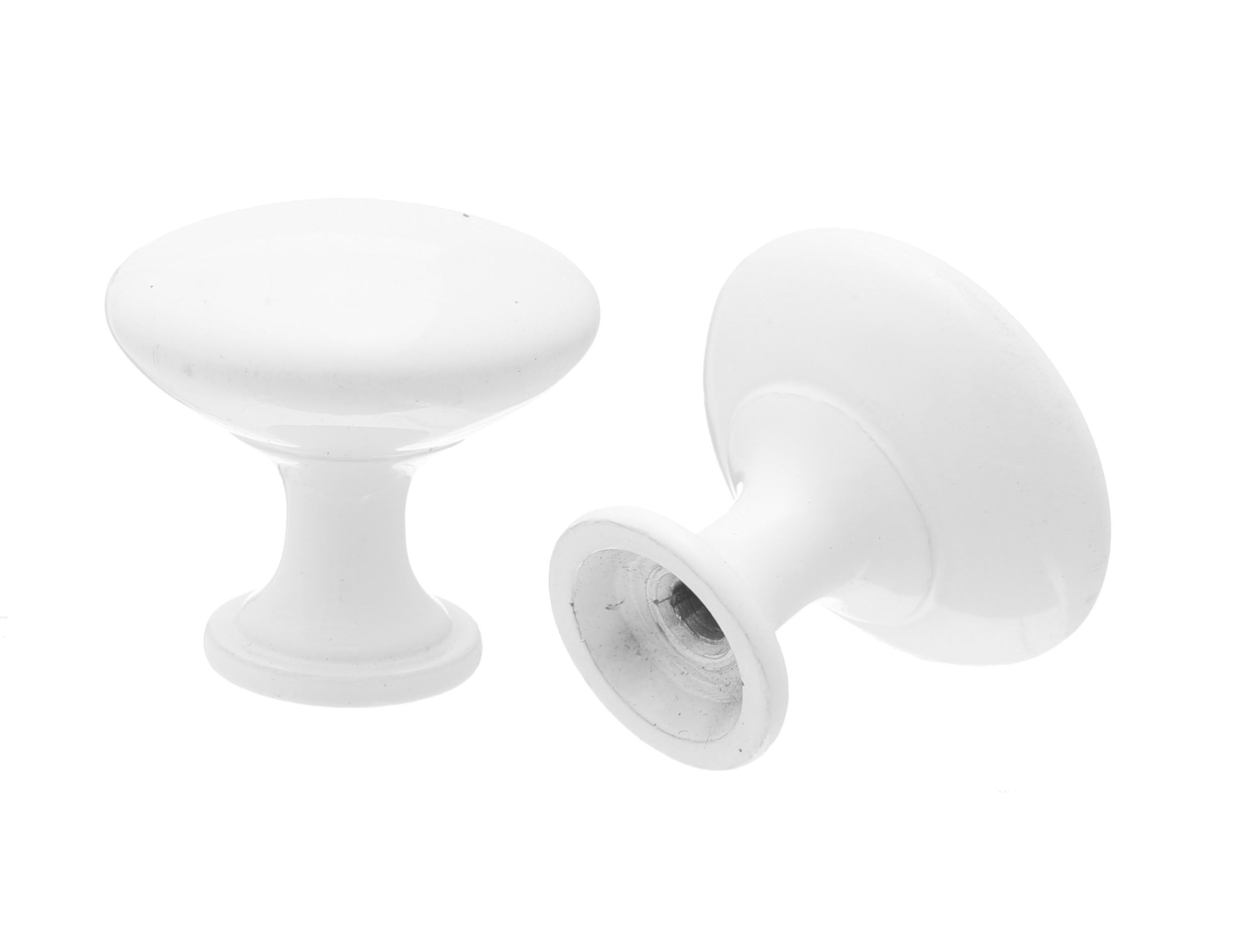 PRIDE INDUSTRIAL Pride Industrial K910WT Mushroom Cabinet Knob White