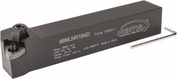 HERTEL Hertel 1000211 Mwln Indexable Turning Toolholder 1x1 Shank