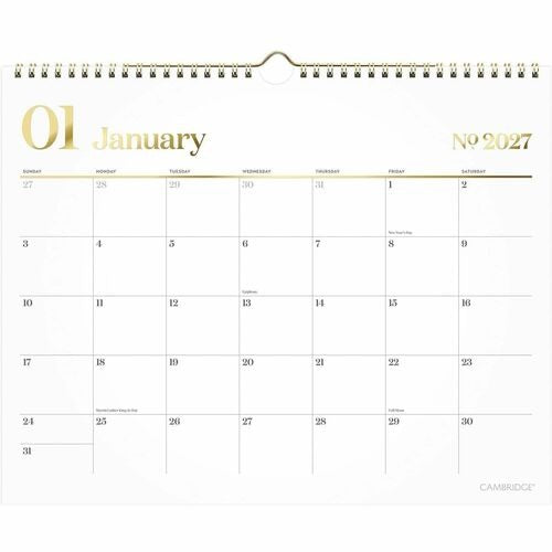 AT-A-GLANCE At-a-glance AAG1606707 Monthly Wall Calendar 15x12