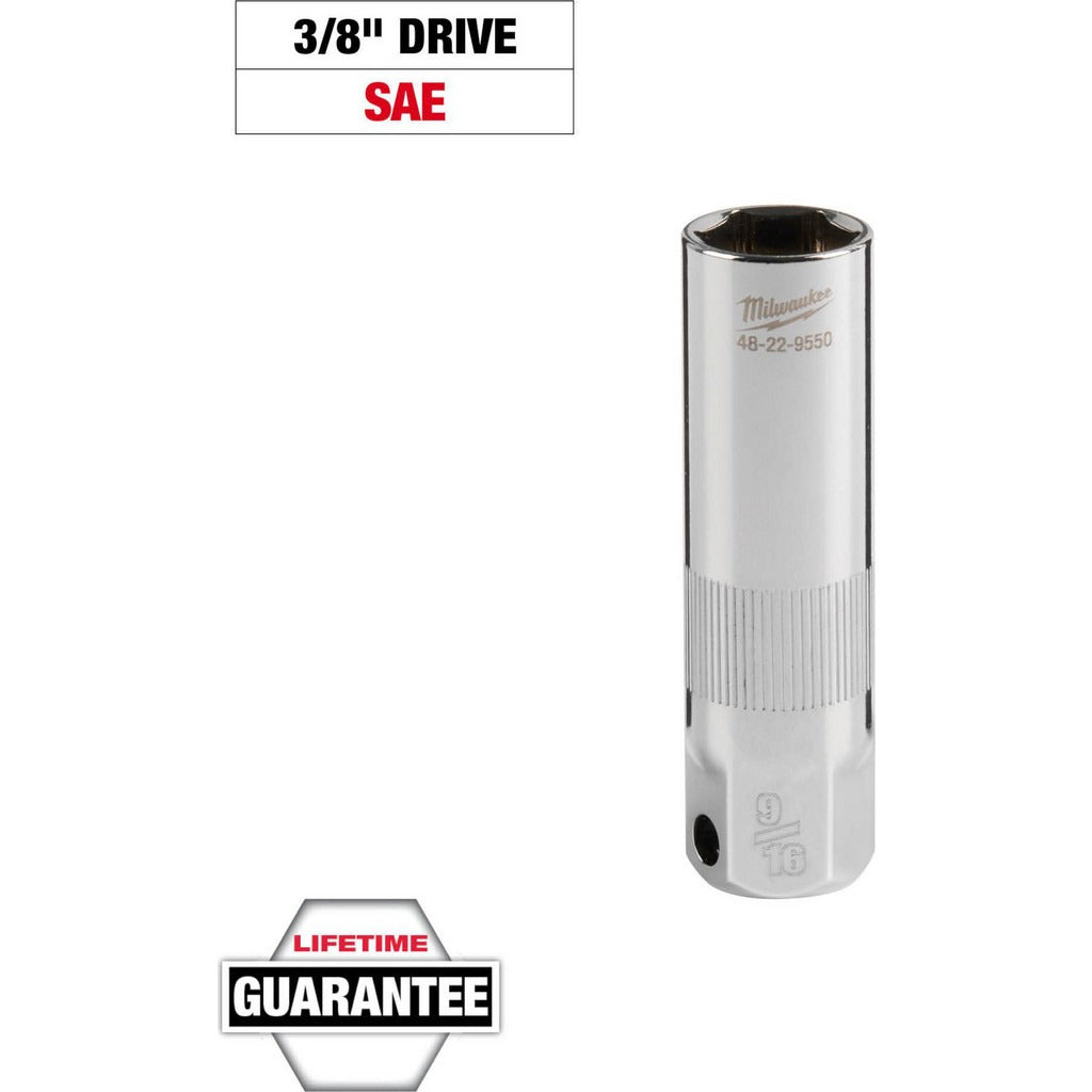 MILWAUKEE Milwaukee Tool 48-22-9550 Spark Plug Socket 9/16 in