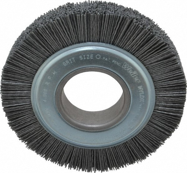 WEILER Weiler 97733 Wheel Brush 6 in 120 Grit Nylon Crimped