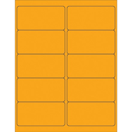 BSC PREFERRED Bsc Preferred LL178OR Adhesive Labels 1000 Per Case