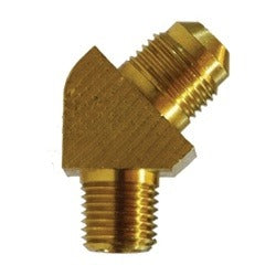 MIDLAND INDUSTRIES Midland Industries 10449B 45 Degree Barstock Elbow Brass