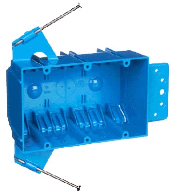 ABB INSTALLATION PRODUCTS Abb Installation Products B344AB 3-gang New Work Outlet Box
