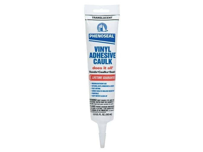 DAP Dap 7079807027 Vinyl Adhesive Caulk 5.5 Oz Clear