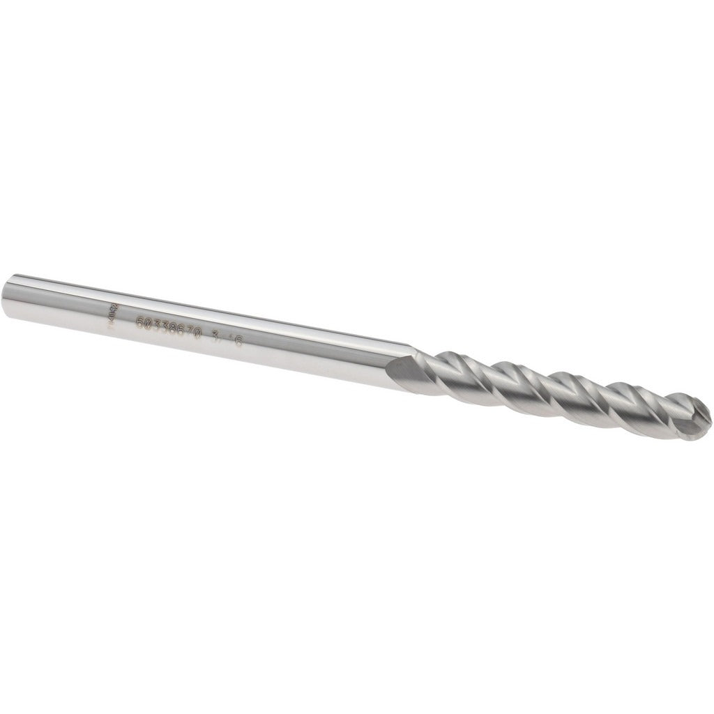 ACCUPRO Accupro 12184463 Ball End Mill 3/16 in 3 Flute Carbide