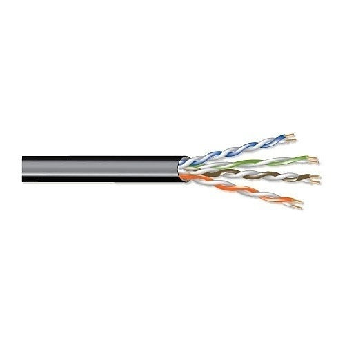 WEST PENN WIRE West Penn Wire 4246IOBK1000 Cat6 Utp Cable Black 1000ft