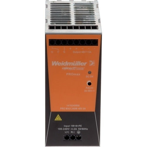 AXIS COMMUNICATIONS Axis Communications 01726-001 Din Rail Power Supply 240W