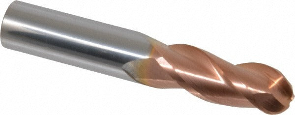 PROMAX Promax 113-03212 Ball End Mill 0.5in 3 Flute Solid Carbide