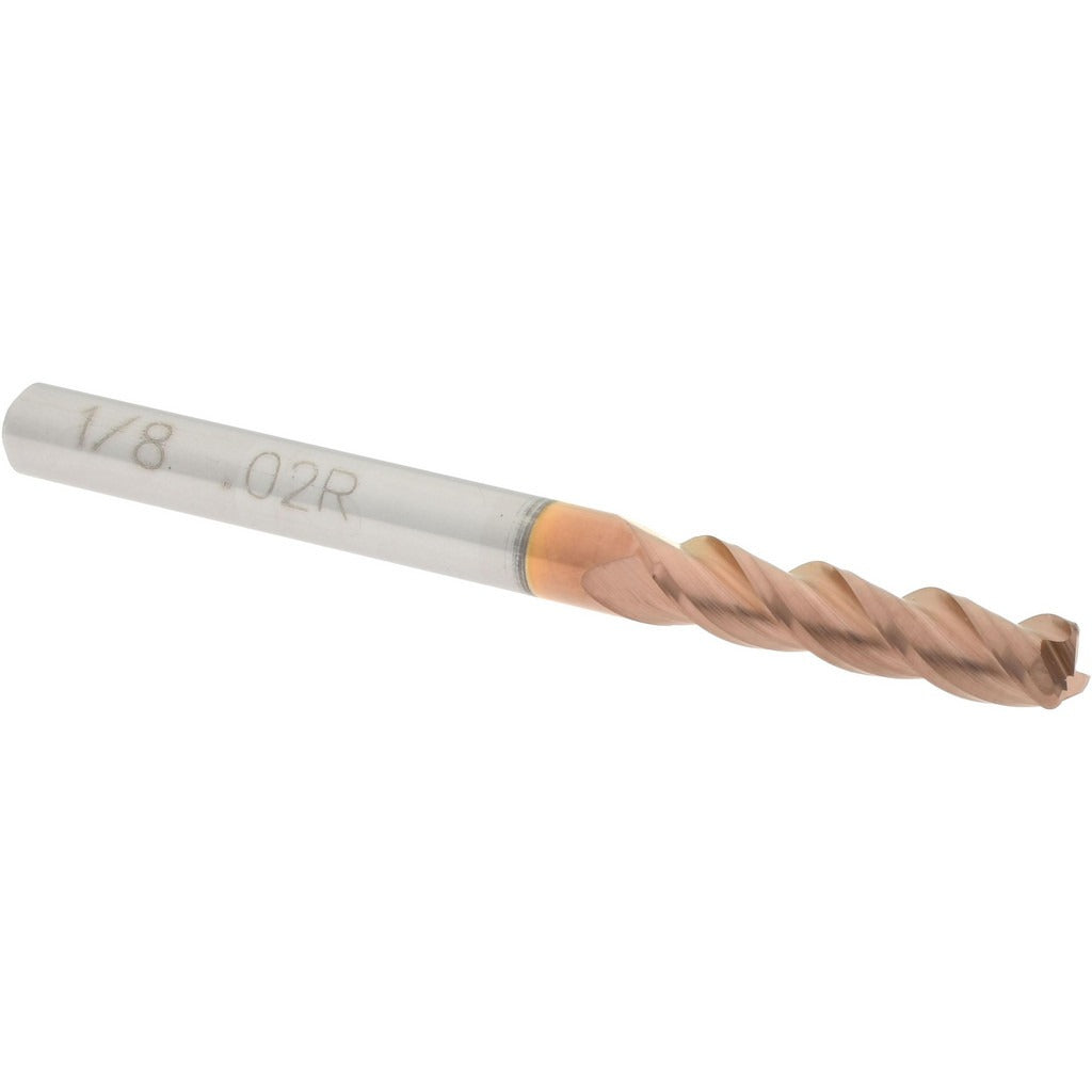 ACCUPRO Accupro 12181896 Corner Radius End Mill 1/8 in 3 Flute Carbide