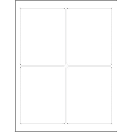BSC PREFERRED Bsc Preferred LL167 Blank Labels 400 Per Case