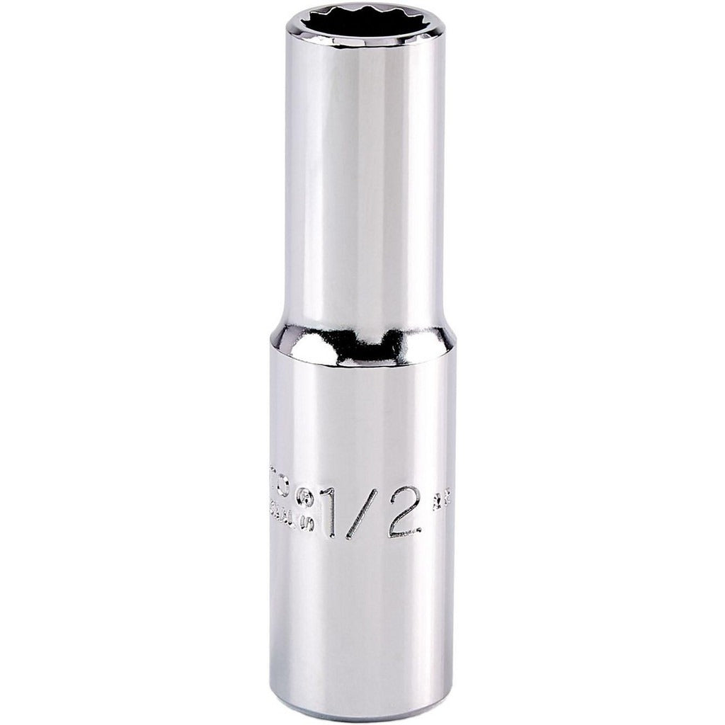 PROTO Proto J5316 Deep Hand Socket 1/2 in 12-point Chrome