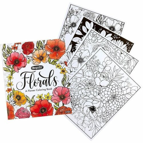 CRAYOLA Crayola CYO041082 Floral Coloring Book 40 Pages