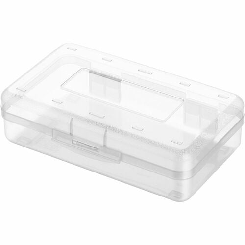 BUSINESS SOURCE Business Source BSN49272 Clear Pencil Case