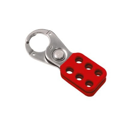 ZING GREEN SAFETY Zing Green Safety 7619 Coated Steel Hasp Red 1 Inch