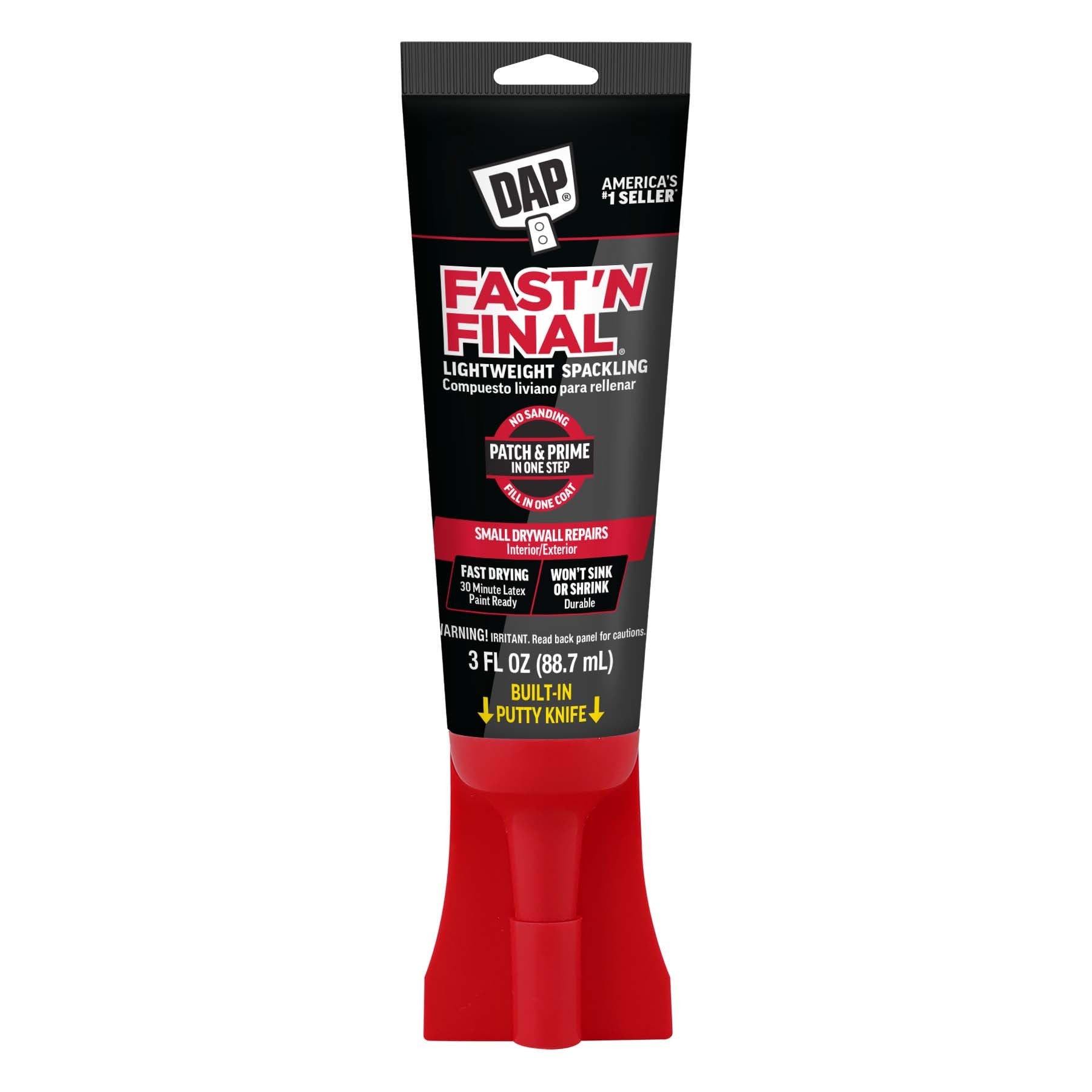 DAP Dap 7079812142 Fast 'N Final Lightweight Spackling (1 qt / 32 oz) 12142