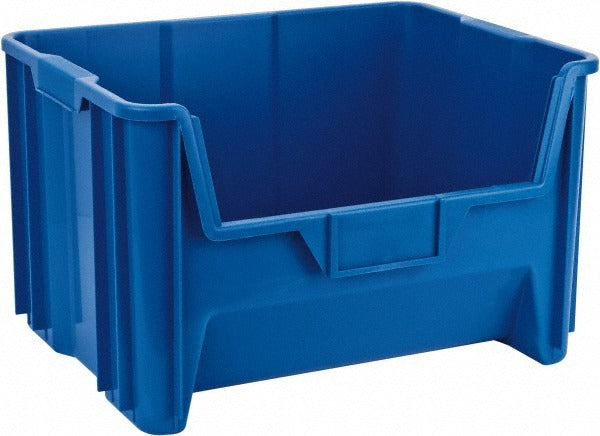 QUANTUM STORAGE SYSTEMS Quantum Storage QGH700BL Hopper Stacking Bin Blue 75 Lb