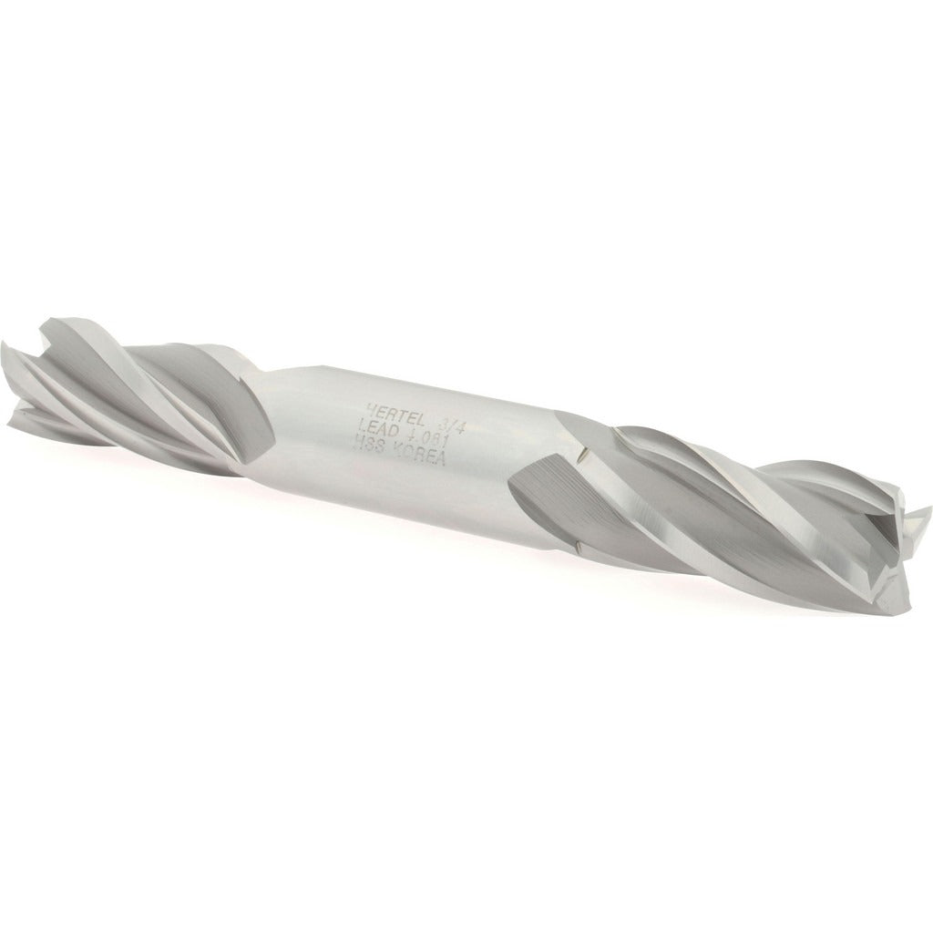 HERTEL Hertel E1053048 Square End Mill 3/4 in 4 Flute Hss