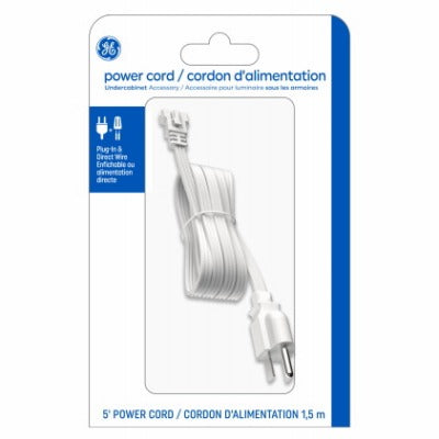 GE G E Lighting 93129112 5 Ft Power Cord Ucf Puck Fixture
