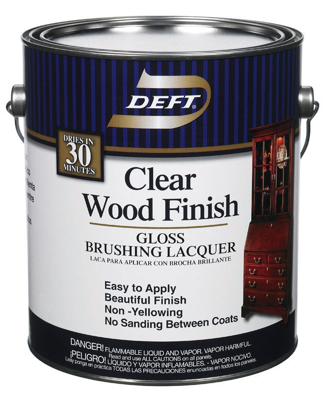 DEFT Deft DFT010/01 Gloss Lacquer 1 Gallon 400 Sq Ft/Gal