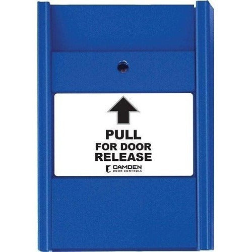 CAMDEN DOOR CONTROLS Camden Door Controls CM-703U-PC Blue Pull Station