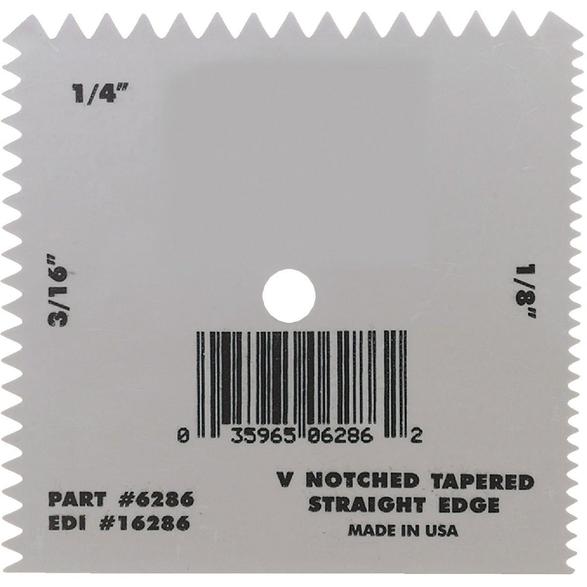 MARSHALLTOWN Marshalltown 16286 Adhesive Spreader 4-in-1
