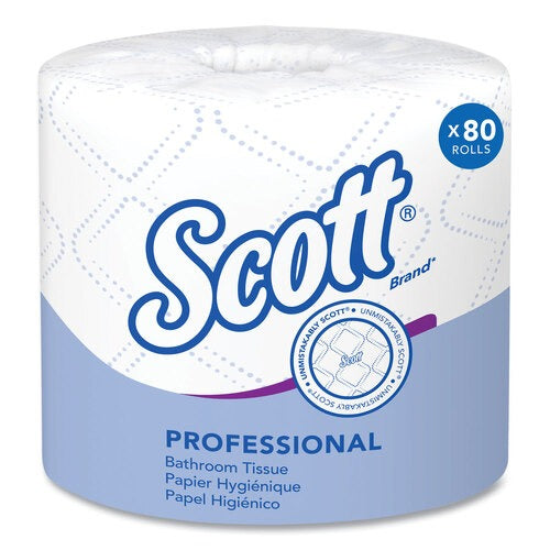 KIMBERLY-CLARK Kimberly-Clark KCC04460 Scott 2-ply standard roll bath tissue (80 rolls)
