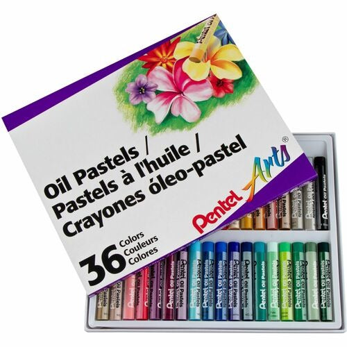 PENTEL Pentel PENPHN36 Oil Pastels Set of 36