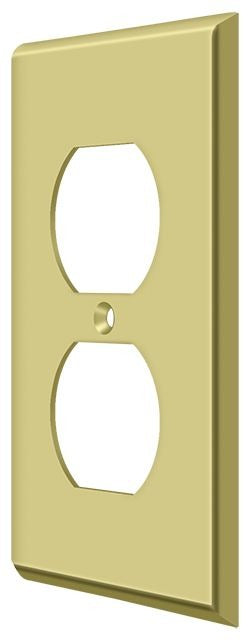 DELTANA Deltana SWP4752U3 Switch Plate Double Outlet Brass