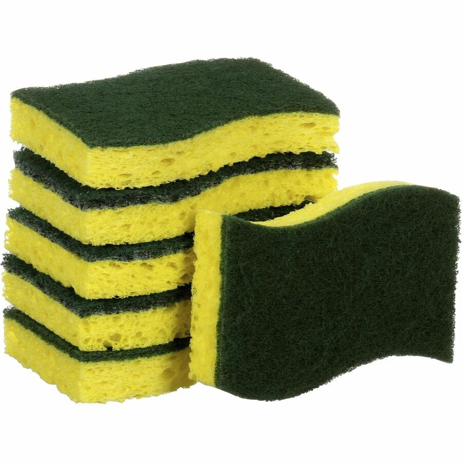 3M 3M MMM426 Scotch-Brite heavy-duty scrub sponge (4.5 x 2.7 x 0.6 in / 6 pack)