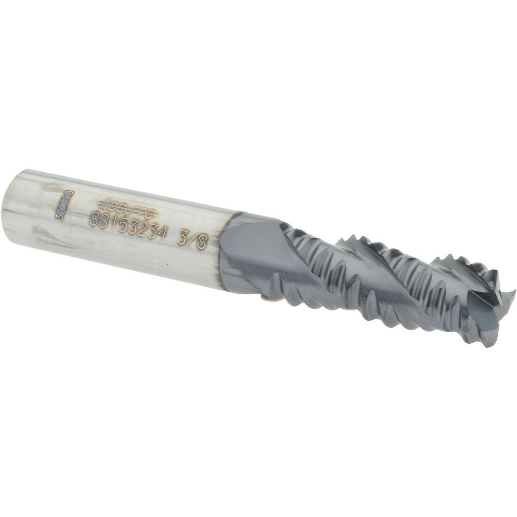 ACCUPRO Accupro 12179635 Square End Mill 3/8 in 3 Flute Carbide
